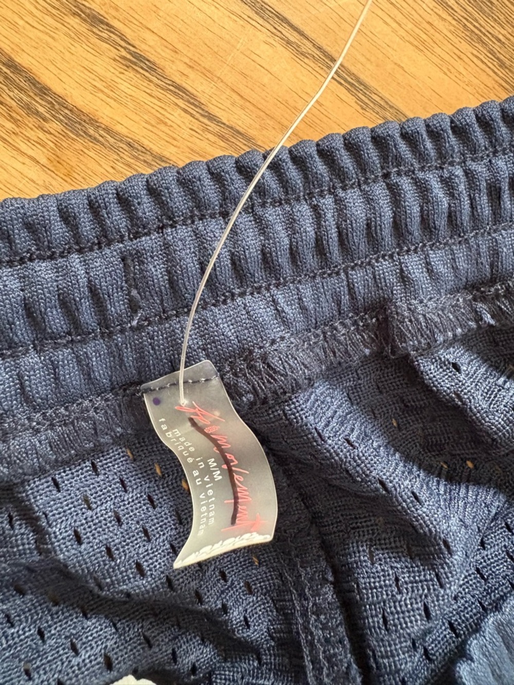 NWOT FP Movement by Free People Overtime Wide Leg Mesh Pants - Navy Sz M - Picture 4 of 9
